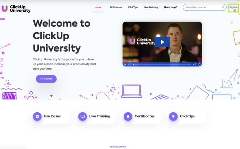 clickup university