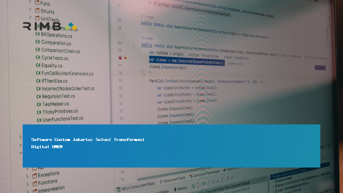 Software Custom Jakarta: Solusi Transformasi Digital UMKM